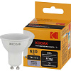 Лампочка светодиодная LED KODAK MR16-7W-865-GU10 GU10 7Вт софит холодный дневной свет Б0057643