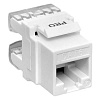 Модуль Keystone RJ45 кат.6 неэкранир. 110 IDC 180град. бел. TERACOM PRO TRP-KSTN-180D-6UTP-WH