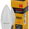 Лампочка светодиодная LED KODAK B35-11W-865-E27 E27 / Е27 11Вт свеча холодный дневной свет Б0057634