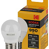 Лампочка светодиодная LED KODAK P45-11W-830-E27 E27 / Е27 11Вт шар теплый белый свет Б0057620