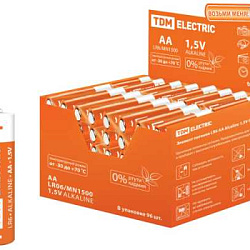 Элемент питания LR6 AA Alkaline 1,5V PAK-96 SQ1702-0005