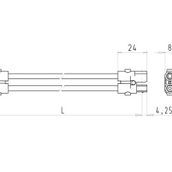 Соединитель ST16/2BS K1 BS25 12 WS