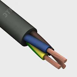 Провод ПВСнг(А)-LS  2х2,5+1x2,5 (ч) ТРТС 4388