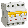 Автоматический выключатель ВА 47-60 4Р 10А 6 кА х-ка С ИЭК нМ Заказная MVA41-4-010-C