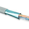 Кабель витая пара F/UTP кат.5E 4х2х24AWG solid PVC FUTP4-C5E-S24-IN-PVC-GY-305 сер. (м) 42052