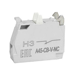 Контактный блок OptiSignal D22 A45-CB-V-NC 1НЗ винтовой зажим ZBE102 (100шт) 332201