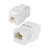 Модуль Keystone Jack RJ-45(8P8C) UTP, CAT 6, тип 180 градусов, самозажимной, белы 05-1052