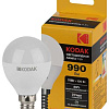 Лампочка светодиодная LED KODAK P45-11W-865-E14 E14 / Е14 11Вт шар холодный дневной свет Б0057619