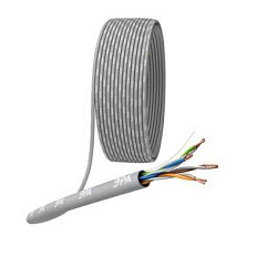 Кабель витая пара U/UTP кат.5E 4х2х24AWG CU PVC SIMPLE (уп.305м) Б0044426