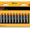 Батарейка LR6-8+2BL XTRALIFE [KAA-8+2] (120/480/19200) СТРОГО КРАТНО 10 шт Б0014330