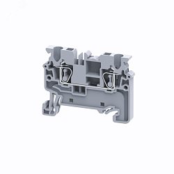 Клемма проходная пружинная OptiClip CХ-2.5-I-24A-(0.2-2.5) сер. 289711