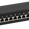 1U патч-панель кат.5E STP 12 портов 10" Dual IDC PP12-1UC5ES-D05-10