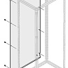 Панель задняя IP30/40 H=2000мм W=400мм 1STQ007620A0000