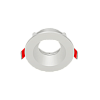 Рамка для модульного светильника "ВАРТОН" FLEX 50 01 круглая встраиваемая 90х30мм RAL9010 V1-R0-00435-10001-2000000