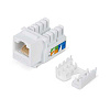 Вставка Keystone Jack RJ45 кат.5E неэкранир. WR-KJ-RJ45-C5E-90 90град. заделка тип 110 бел. 505212