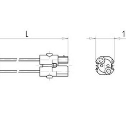 Соединитель ST16/2N S BS75 06 WS