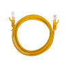 Патч-корд U/UTP CAT 5e RJ45-RJ45 26AWG LSZH желт. 1.5м 02-0105-105