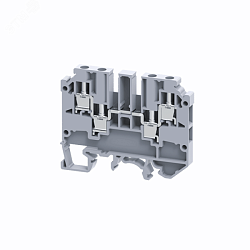 Клемма с четырьмя контактами винтовая OptiClip СMC-2,5-QUATTRO-(0,2-4)-I-BU-синий