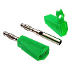 Z040 4MM STACKABLE PLUG GREEN