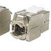 Вставка Keystone Jack RJ45 (8P8C) кат.5E экранир. KJ8-8P8C-C5e-180-TLS-SH-F-WH 180град. Toolless бел. 426191