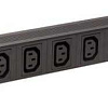 Блок розеток 8 мест PDU 19дюймов IEC320 C13 PH12-8C133 с LED выкл. алюм. профиль1U вход C14 без шнура PH12-8C133