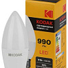 Лампочка светодиодная LED KODAK B35-11W-830-E27 E27 / Е27 11Вт свеча теплый белый свет Б0057632