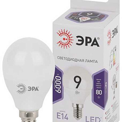 Лампочка светодиодная STD LED P45-9W-860-E14 E14 / Е14 9Вт шар холодный дневной свет Б0031411