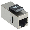 Проходной адаптер кат. 5E FTP RJ45-RJ45 Keystone Jack CS7-1C5EF