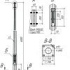 Опора ОГКф-6 (3мм 60/126 фл.190х10 мц. 140 отв. 19х4) гор. оцинк. МК 89866