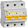 Автоматический выключатель ВА47-100МА без тепл. расцеп. 3P 80А 10кА D MVA43-3-080-D