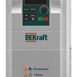 Преобразователь частоты DEKV060 2.2кВт 380В 3ф с тормозн. модулем DEKV060G2R2T4B