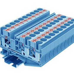 Проходная клемма TP10-3-BU