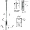 Опора ОГКф-8 (3мм 68/143 фл.300х10 мц. 200 отв. 23х4) гор. оцинк. МК 90313