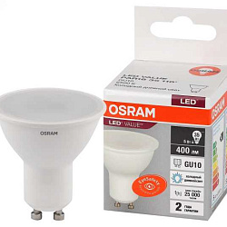 Лампа светодиодная LED Value LVPAR1635 5SW/865 5Вт GU10 230В 10х1 RU OSRAM 4058075581395