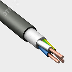 Кабель ППГнг(А)-HF 3х1.5 ОК (N PE) 0.66кВ (м) 4016