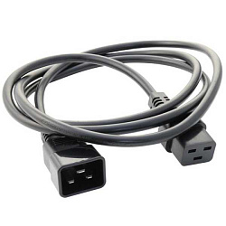 Кабель питания ДКС, IEC 60320 С19 - IEC 60320 C20, 3 м, сечение 3 x 2,5мм R5CORD9030