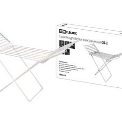Сушилка для белья электрическая, СБ-2, 230 Вт, 20 прутьев, напольная, SQ2508-0002