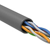 Витая пара U/UTP кат.5E 4х2х24AWG solid LSZH нг(А)-HF. 305 м. серый LC1-C5E04-121