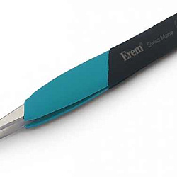 Tweezers, FINE STRT,4.75",SERR, ERG