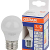 Лампа светодиодная LED 7Вт Е27 4000К 600Лм шар 220В (замена 60Вт) OSRAM 4099854186547