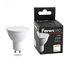 Лампа светодиодная LED 10вт 230в GU10 теплый Feron.PRO 38161