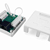 Розетка компьютерная 2-м ОП SB1-2-8P8C-C6-WH RJ45 (8P8C) кат.6 Dual IDC 430235