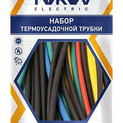 Набор трубок термоусадочных 8/4 100мм 21шт (7 цветов по 3шт) TKE-THK-8-0.1-7С