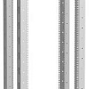 LINEA F Стойка 2-рамная на рол. 24U 600х600мм серая LF35-24U66-2RM