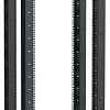 LINEA F Стойка 2-рамная на рол. 24U 600х600мм черная LF05-24U66-2RM