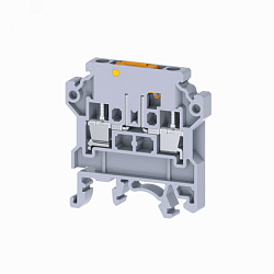 Клемма с ножевым размыкателем винтовая OptiClip CKT-4-MT-N-I-серый (50шт) 289795