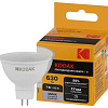 Лампочка светодиодная LED KODAK MR16-7W-865-GU5.3 GU5.3 7Вт софит холодный дневной свет Б0057640