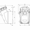 Розетка настенная IP67 32A 2P+E 230В DIS5183253T