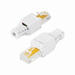 Разъем UTP RJ-45(8P8C), CAT 5e, самозажимной 05-1051