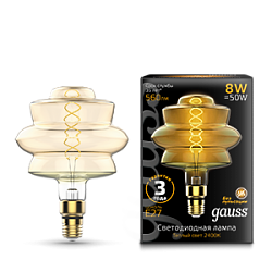 Лампа Led Vintage Filament Flexible BD180 8W E27 180*250mm Golden 2400K 1/4 161802008